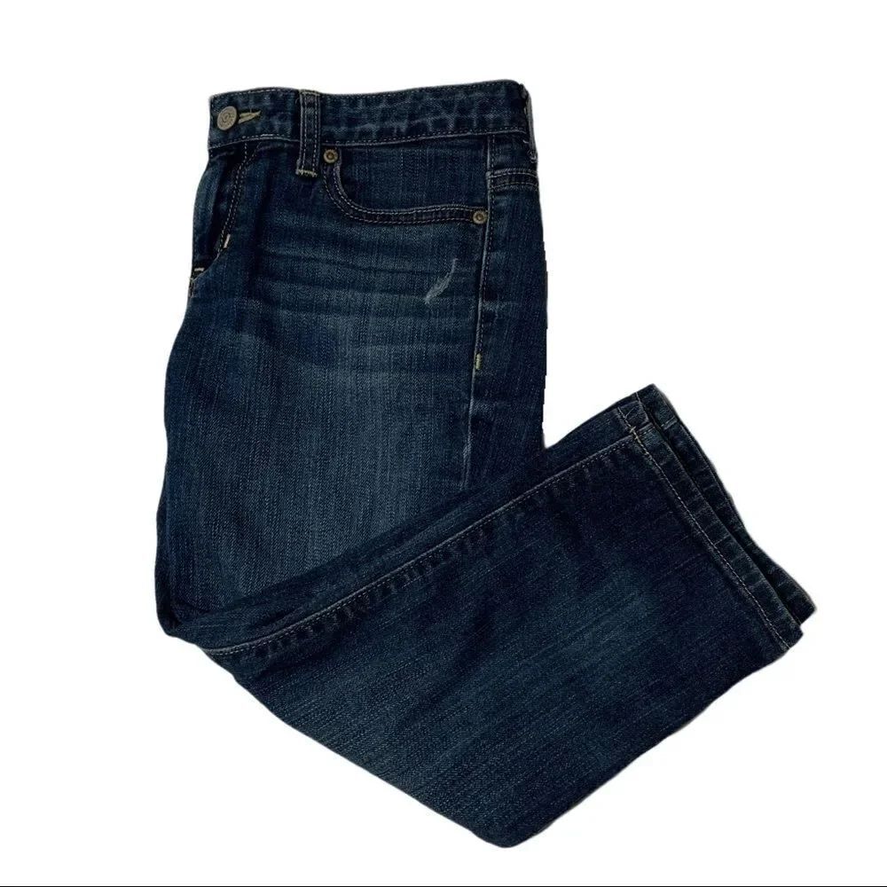 Old Navy Dark Wash Capri Jeans Sz 14R